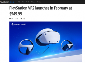 【球盟会】索尼PS VR2上市定档：2023年2月见！售价4006元