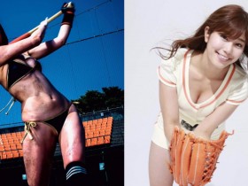 【球盟会】「E奶棒球少女」胸前自備兩顆乳球!看了忍不住也想對她「神揮棒」!