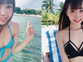 【球盟会】台大「學霸正妹」海邊大曬美乳!牛奶皮膚白嫩滑順 甜美笑容超可愛!