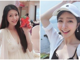 【球盟会】超性感人氣直播主!喝喜酒的深V洋裝,旁邊客人看了都戀愛了!