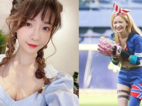 【球盟会】受邀為中信開球!實況女神「蛋捲」現場重現「讓館長笑翻」的魔性歌聲