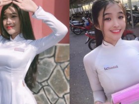 【球盟会】奧黛最高!「越南學生妹」傳統服飾展現巨乳曲線 緊繃布料太性感