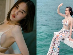 【球盟会】巨乳女友泰國度假「美胸大溢出」!乍看以為是「三顆球」在走動!