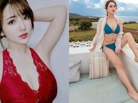 【球盟会】熱到快融化!「莫葵 Vika」棉花糖般的美乳海邊曝曬,「白嫩渾圓」像珍珠!