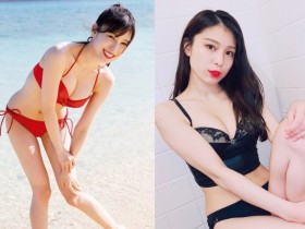 【球盟会】前AKB48最胸殘奶妹「小鳩菜月」海邊透氣超犯規歐派 宛如教科書般絕美肉體辣翻粉絲