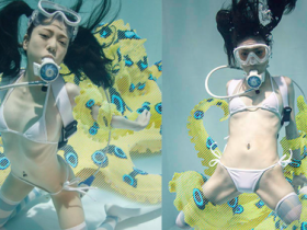 【球盟会】超狂!觸手「水中攝影」畫面越來越猛了!這拍攝姿勢根本沒有極限啊…