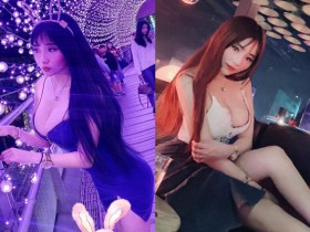 【球盟会】搶先殺一波!性感兔女「林柔柔Mia」狂挺F級巨乳撼動耶誕城,噴辣畫面誰不眉眼帶笑?