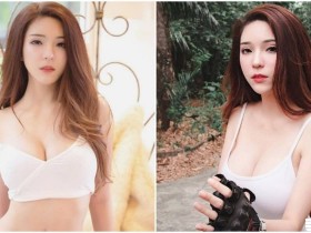 【球盟会】泰國巨乳正妹激似李毓芬,穿小背心露出「深V白皙美乳」!