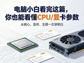 【球盟会】电脑小白入门看完这篇,你也能看懂CPU/显卡参数