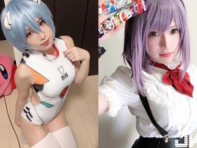 【球盟会】超色氣Coser赤木クロ化身「爆乳綾波零」 潮騷「繃奶緊身衣」百分百還原角色
