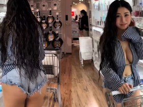 【球盟会】宜得利驚見無罩正妹「艾瑪Emma」,「晃著大UU」讓人秒硬!