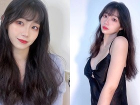 【球盟会】韓系美少女「子馨」妝容穿搭超甜美,小洋裝底下暗藏「前凸後翹」!