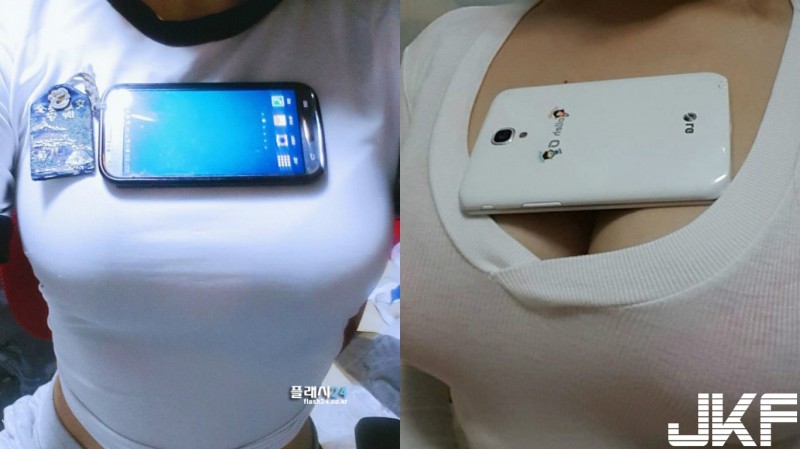 【球盟会】巨乳限定！妹子凶狠表示：「不怕找不到手機」這畫面根本4最強人體展示機 …