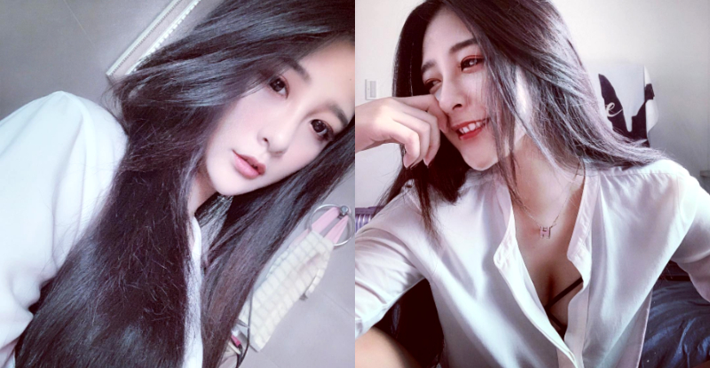 【球盟会】台泰混血最正女主播！「湘綾」胸前事業超深厚，白襯衫開襟直接將雙砲彈畢露無疑！