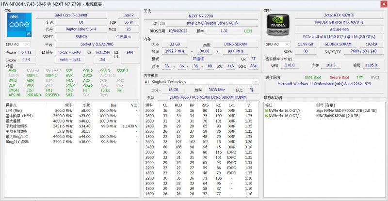 13490F+RTX 4070Ti装机算不算低U高显？4070Ti有怎样的游戏表现？