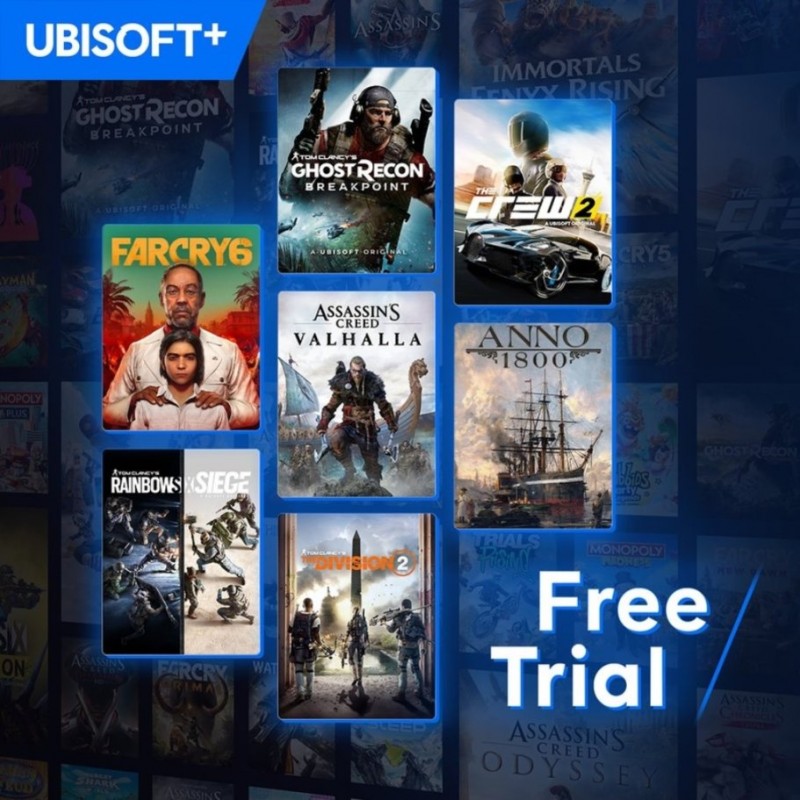 【球盟会】育碧送福利！Ubisoft+会员免费试用7天