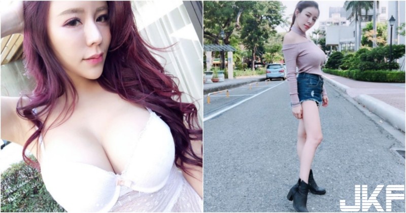 【球盟会】路上遇到「大奶熱褲正妹」！超火辣身材自備「草莓大福」好美味！不愧是美食甜心啊！