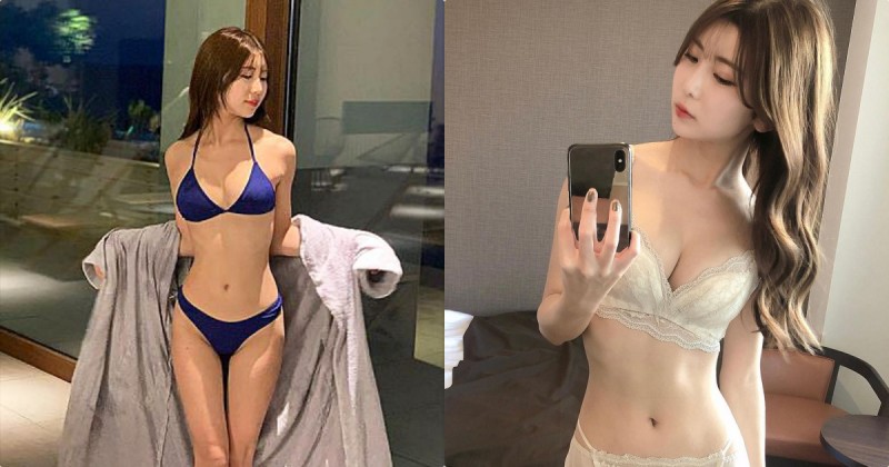 美乳櫻花妹「窗邊脫下浴衣」，「超辣的比基尼線條」太養眼了！