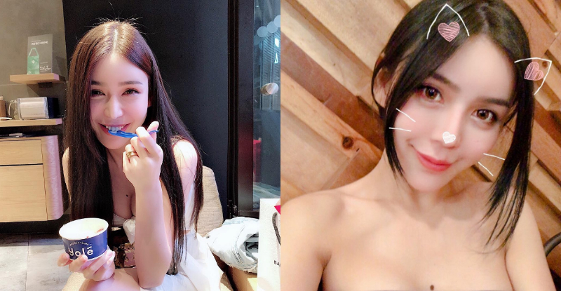【球盟会】大胸懷大痣！「巨乳正妹」胸前黑點超性感　高聳乳峰把衣服撐到緊繃！