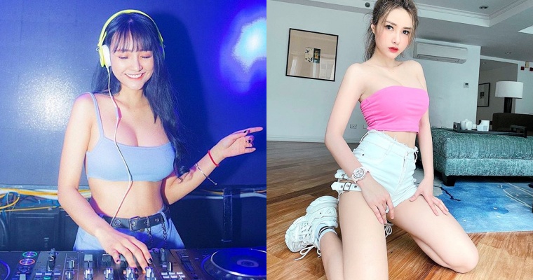 亞洲辣 DJ 再 +1！越南正妹 Jenny 超敢露！白皙渾圓「側乳、南北半球」比音浪還晃&#8230;