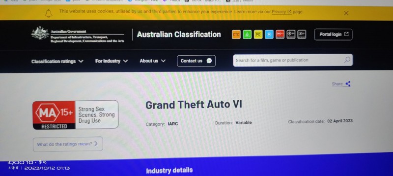 报！《GTA6》通过澳大利亚分级委员会评级！