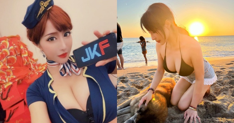 【球盟会】墾丁天氣熱熱的！JKF 女郎「蜜佧熙」PO 沙灘夕陽美照  上千網友狂刷愛心