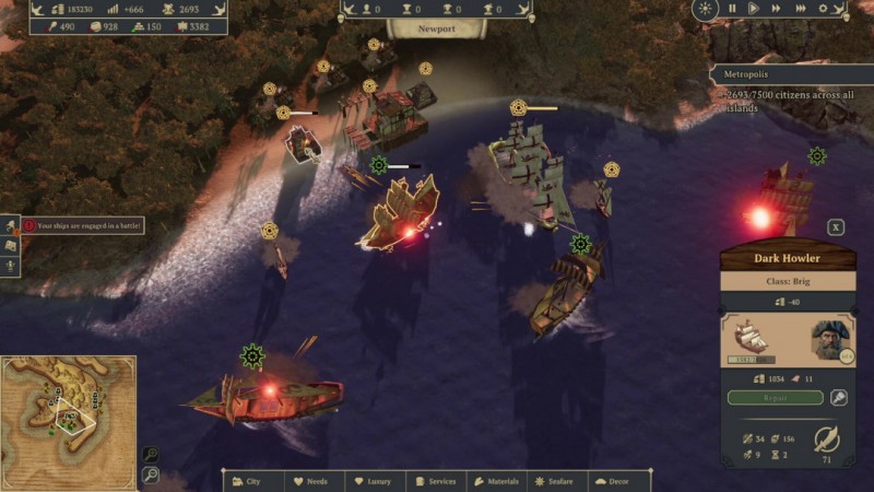 建造策略海战游戏《海盗共和国》将于2024年发行