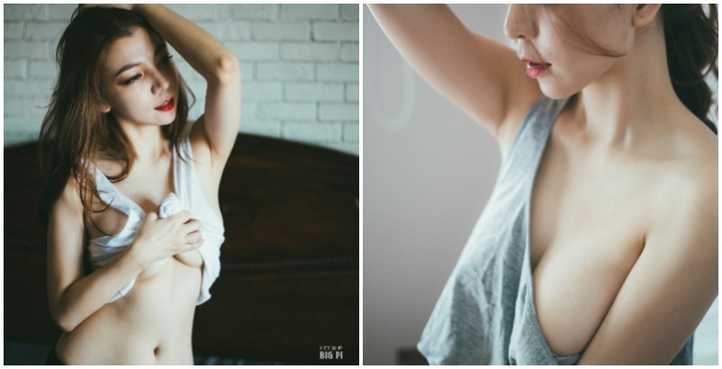 【球盟会】「美乳正妹」火辣胴體的專屬寫真！攝影師邱大皮鏡下性感內斂的女體曲線！