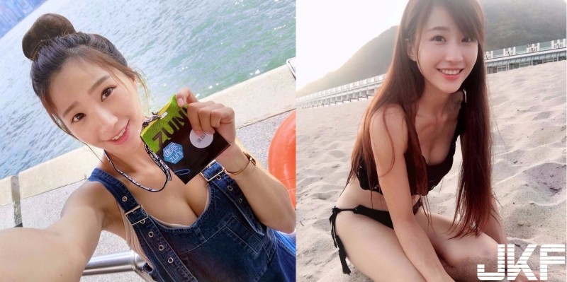 【球盟会】好養眼！甜美「嫩乳正妹」壞起來不得了，「刺激吊帶褲」視角超犯規！