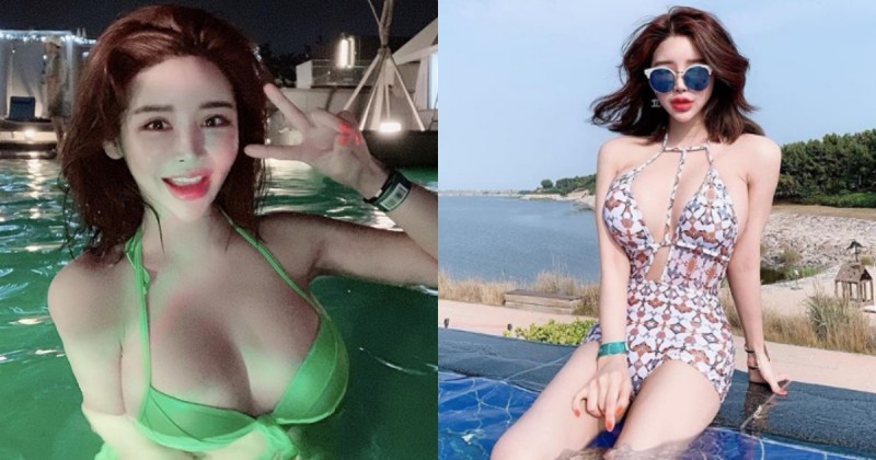 【球盟会】深水炸彈出沒！南韓小仙子「아라」美豔動人，「兇猛肉球」漂浮水面太猖狂～