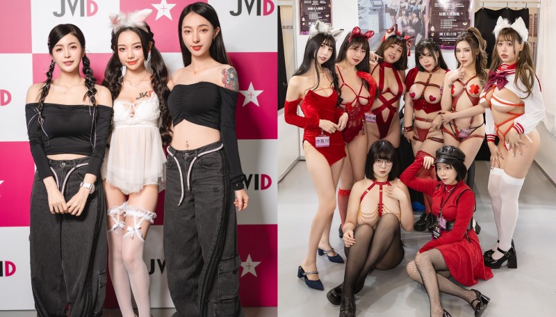 JVID代言人啾啾、飄飄、辰辰領軍嗨爆現場！「JVID粉絲感謝祭」人氣Model大盤點