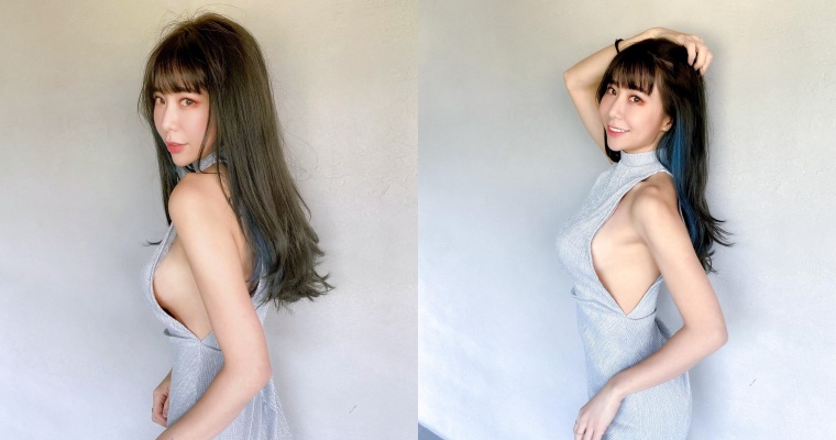 【球盟会】這側面太殺！E 乳女星「梓梓」穿這件去錄影 讓大哥級主持人心動了