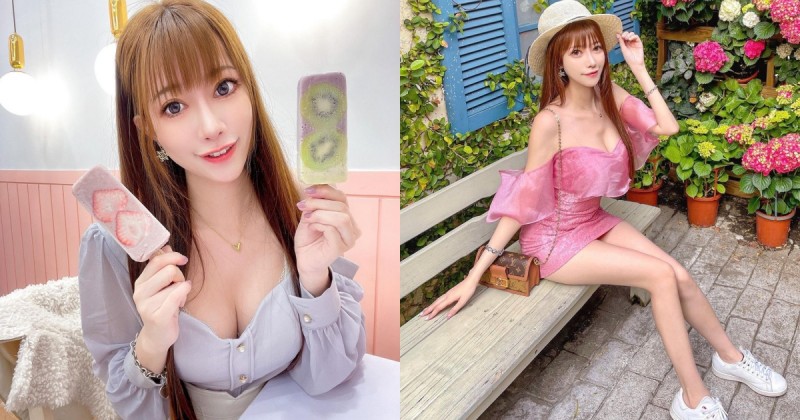 【球盟会】甜美大眼妹「Micky 吳芸帆」低胸穿搭好養眼，「白嫩美腿」令人招架不住
