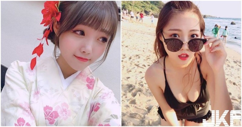 【球盟会】高雄甜美正妹比基尼好兇啊！前傾時「渾圓深溝」立刻現形！