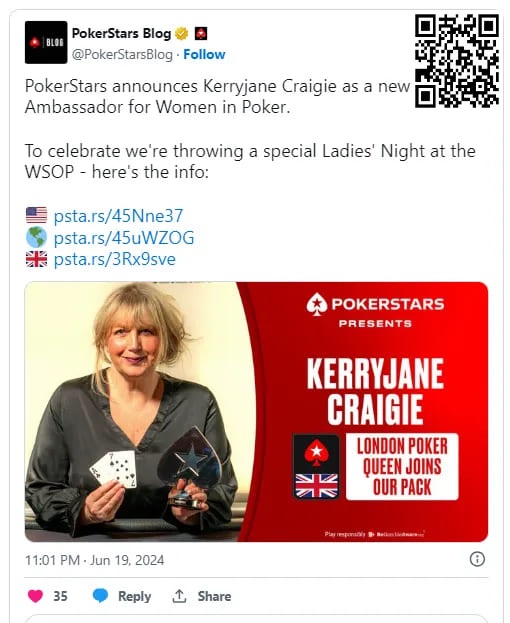 【EV扑克】牌桌歧视女性的行为屡禁不止,扑克之星女性大使发声呼吁改变