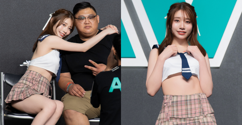 【球盟会】愛的抱抱！AV天后「河北彩伽」TRE化身女高生，「清純挑逗」實現男人夢！