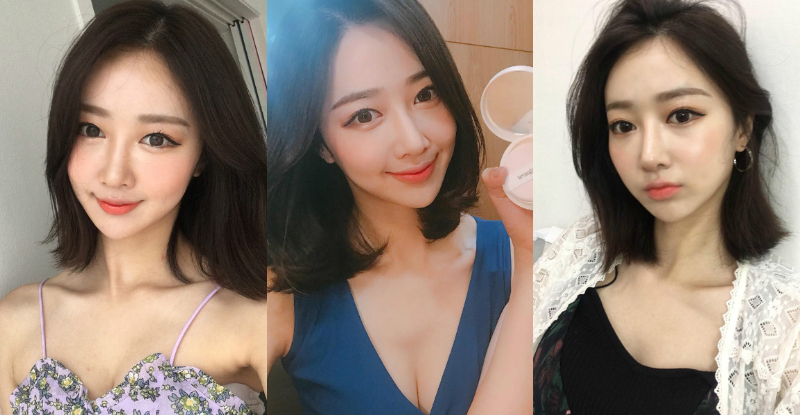 【球盟会】「隱乳系正妹」低胸背心乳溝若隱若現，「雪白嫩乳」差點跟著掉出來啦！