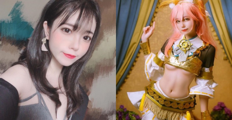 【球盟会】上海Coser「Munoko沐子」渾圓下乳太性感　私下竟然是個超萌妹子