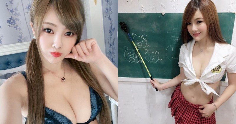 【球盟会】不良學生妹開課啦！「小桃子」迷你襯衫爆乳蠻腰超凶狠，誰敢不起立敬禮！