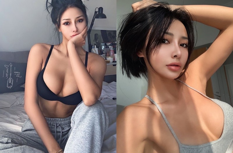 【球盟会】爆乳豐臀小姐姐「KELLYBABYBB」肉感身軀如跑車流線　運動內衣下「川字腹肌」清晰可見