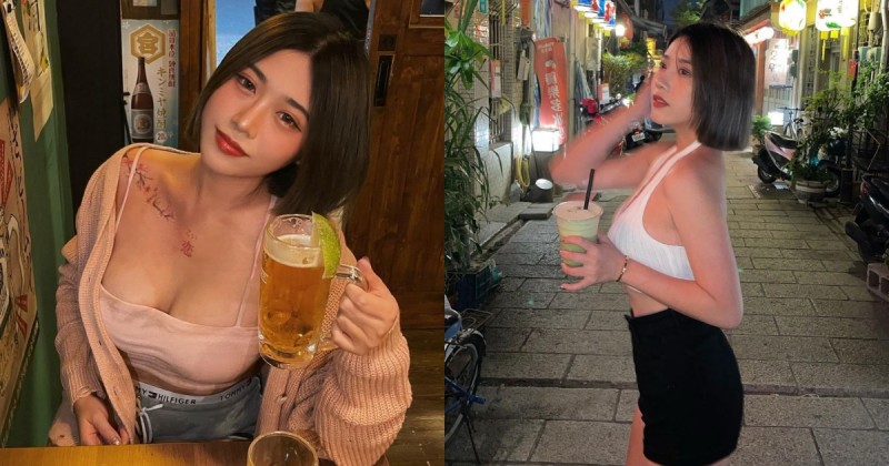 【球盟会】神農街出沒的「窈窕辣妹」香肩美乳好養眼！微醺模樣讓人好心動啊