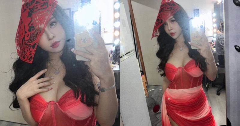 【球盟会】春聯成精啦！「巨乳姊姊」香菱紅色爆乳裝好辣，缺春聯都去找她！