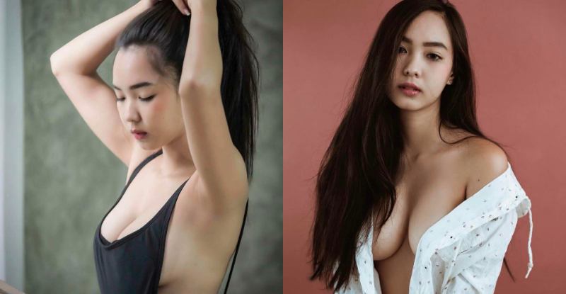 【球盟会】只用一張照片就擊沈你！正妹綁馬尾露「白皙Ｑ彈」的半乳！這形狀不錯…