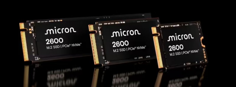 自适应QLC你会买吗 美光推出新型SSDMicron 2600，读速至高7299/s