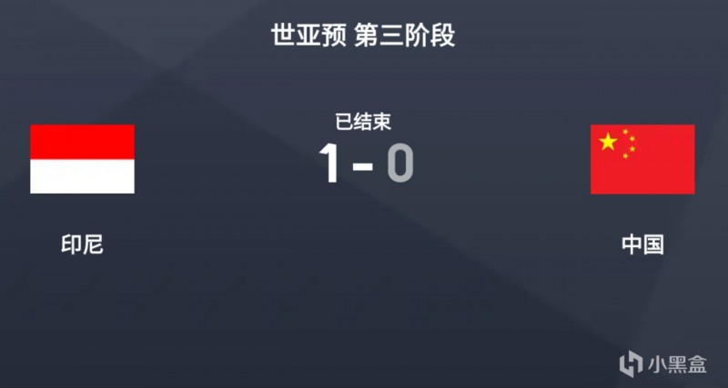 世预赛：国足 0-1 印尼，提前宣告无缘世界杯！