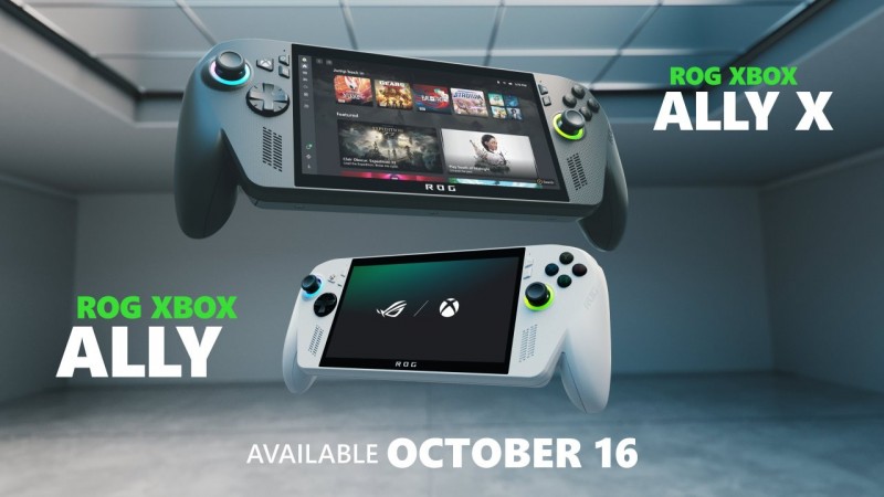 ROG Xbox Ally掌机正式公布，将于10月16日发售