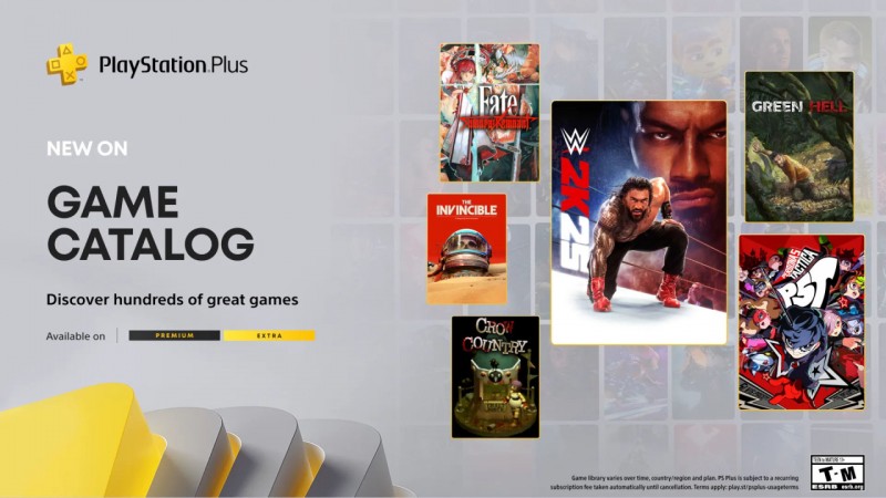 9月PS+二三档新增游戏公布：《WWE 2K25》领衔入库