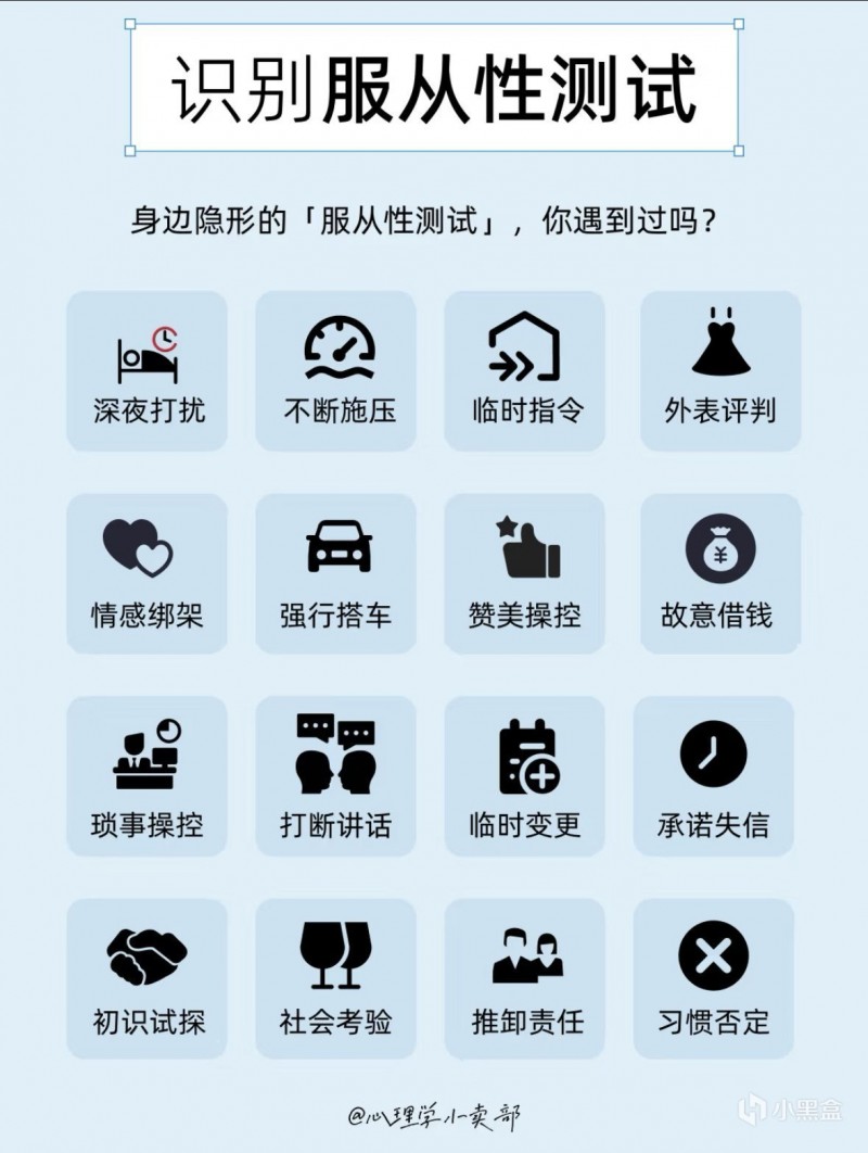 何为识别服从性测试？