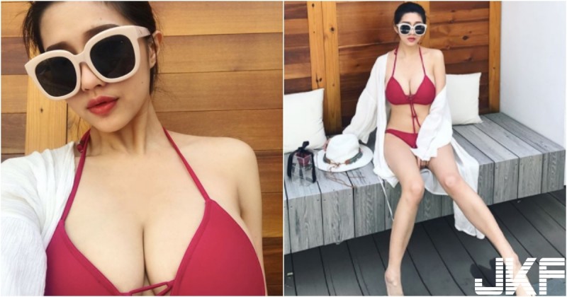 【球盟会】台灣妹子94優質!「渾圓美乳」在比基尼下更白皙!「性感身材」看了受不了!