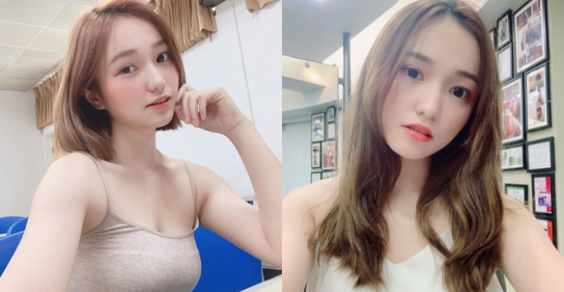 【球盟会】北護正妹學生妹「微醺」穿細肩帶上課　隔壁同學都無法專心聽課了